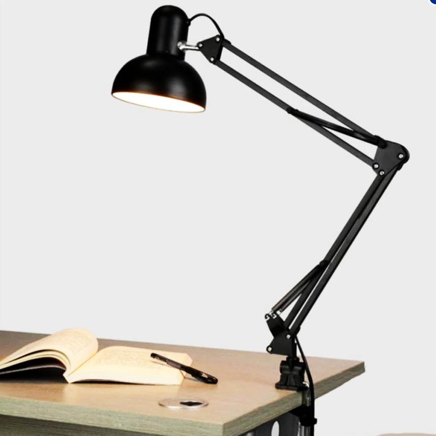 Đèn học sinh, Đèn bàn led philips, đèn kẹp bàn cao cấp làm việc, đèn xoay 360 độ dễ điều chỉnh, tặng 01 bóng đèn ngẫu nhiên Bh uy tín