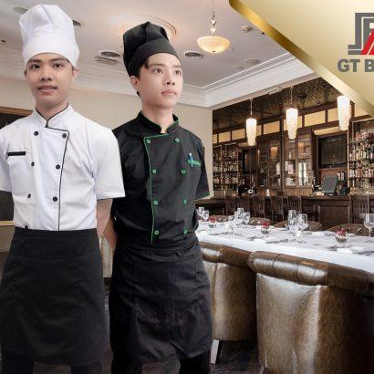 Combo 3 áo bếp màu trắng ngắn tay dành cho cả nam và nữ