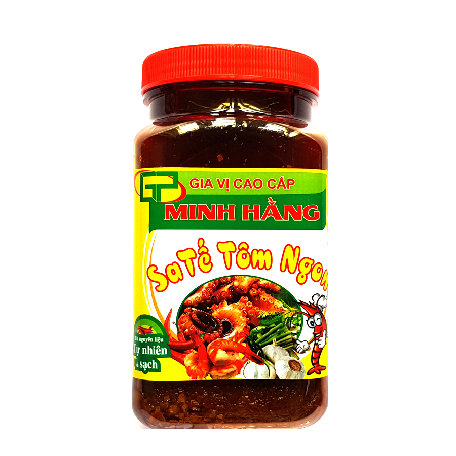 Sa tế tôm siêu cay thơm vị tôm gia vị cho món nướng hải sản hủ 450gr