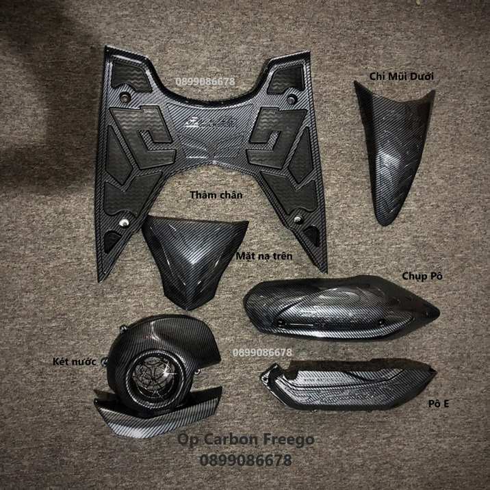 Ốp Carbon Xe Yamaha Freego