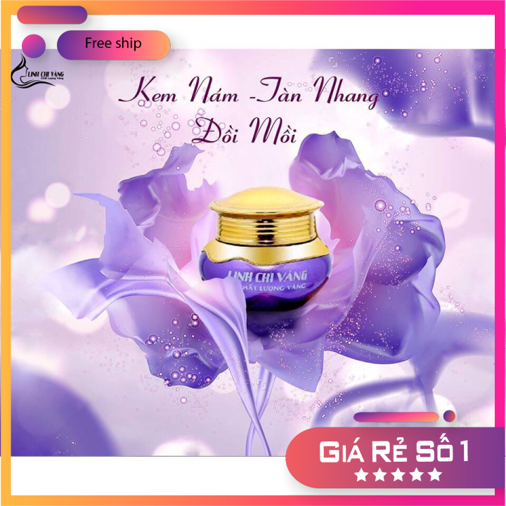 Kem nám tàn nhang đồi mồi linh chi vàng 25g chính hãng