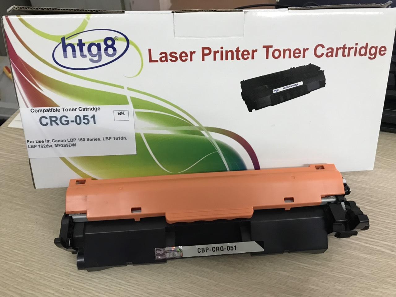Hộp mực Canon LBP 162dw/160 Serie/161dn/MF269DW mã 051 hiệu HTG8 có chip