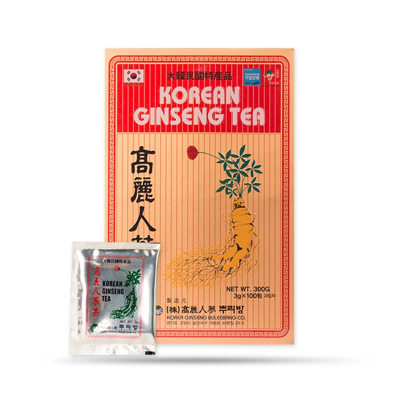 Trà hồng sâm Hàn Quốc Buleebang Ginseng Tea 100 Gói (3g x 100)