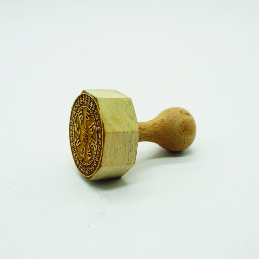 Dấu triện chuẩn đề 5cm gỗ