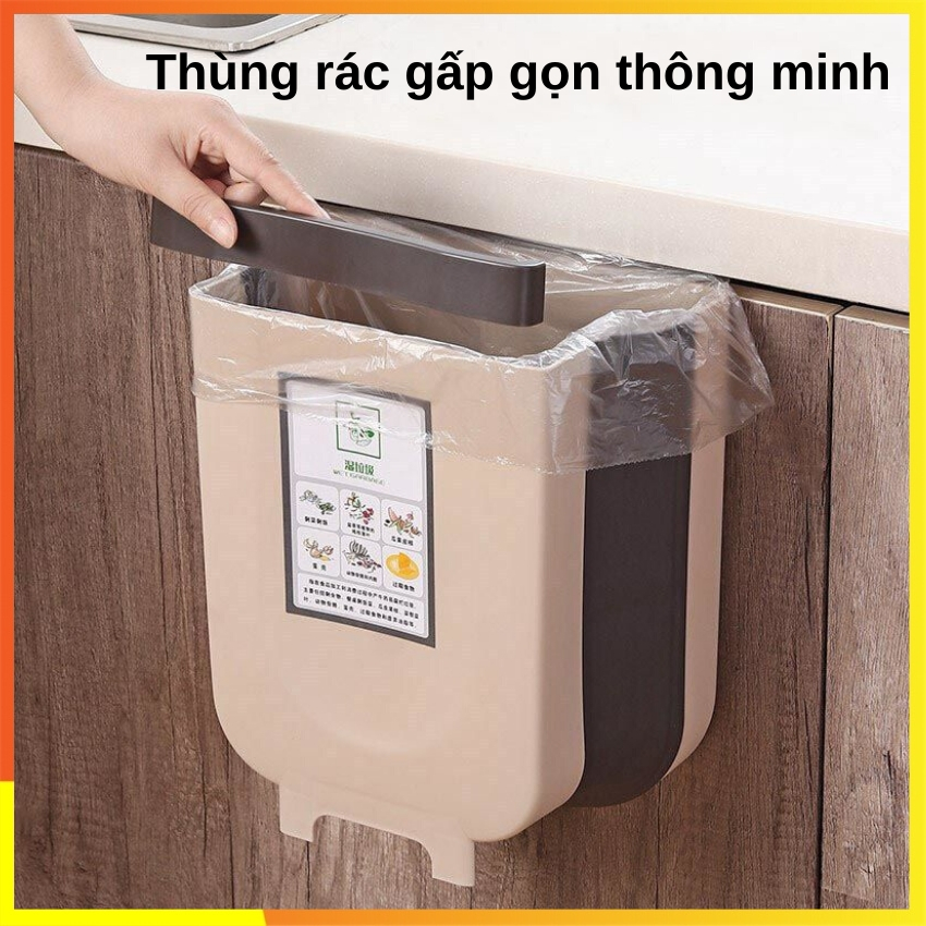 Thùng rác nhà bếp , thùng rác thông minh rút gọn SOTY TB-018 Treo tủ tiện lợi , giúp nhà bếp sạch sẽ , gọn gàng ( SIZE Big )