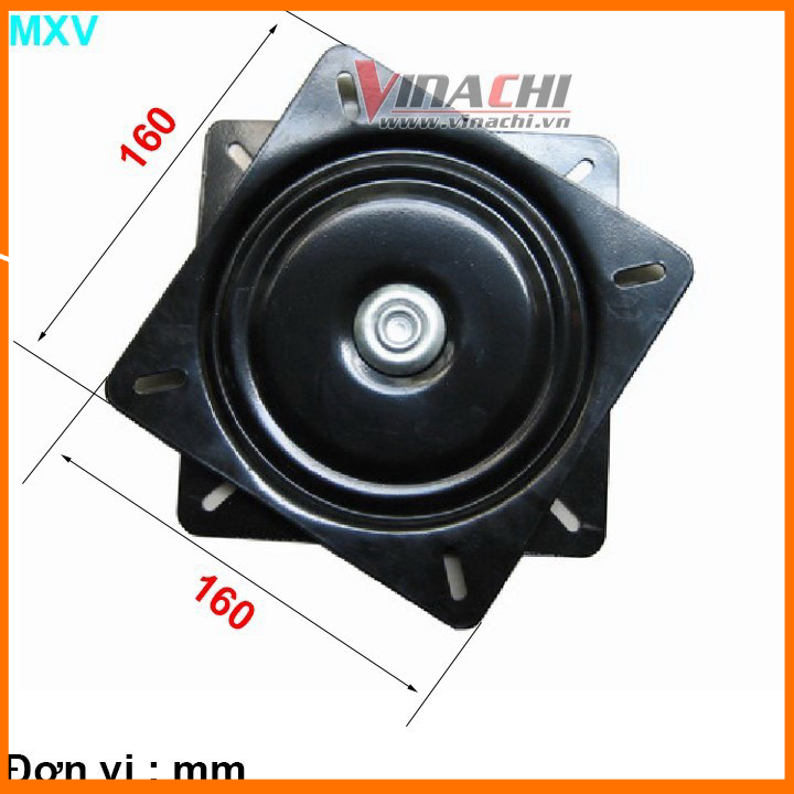 Mâm xoay vuông kiểu 1 - mâm xoay ghế văn phòng 360 độ
