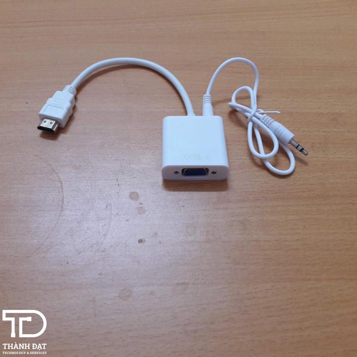 Cáp chuyển đổi hdmi sang vga có audio