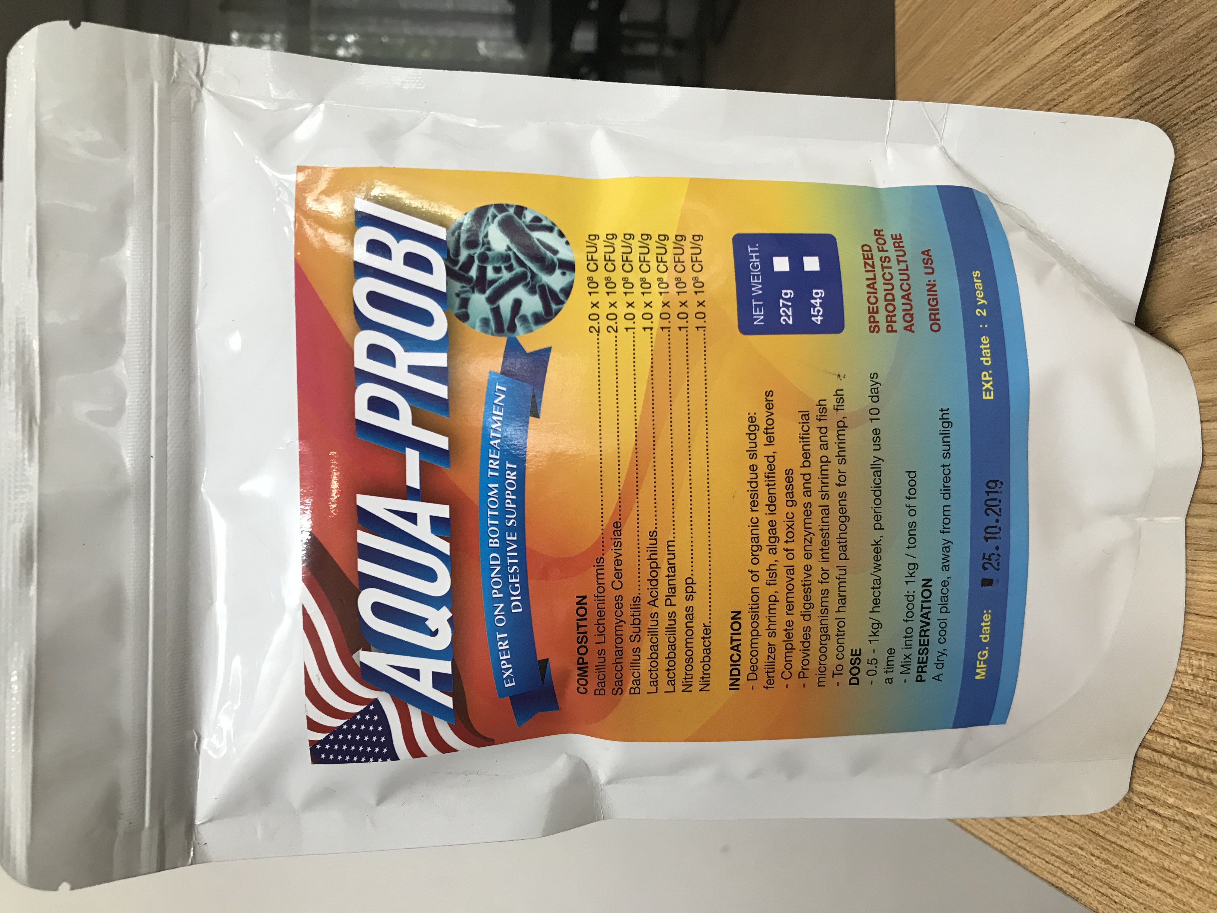 men vi sinh Cao Cấp xử lí nước và hấp thụ khí độc đáy ao (AQUA PROBI))