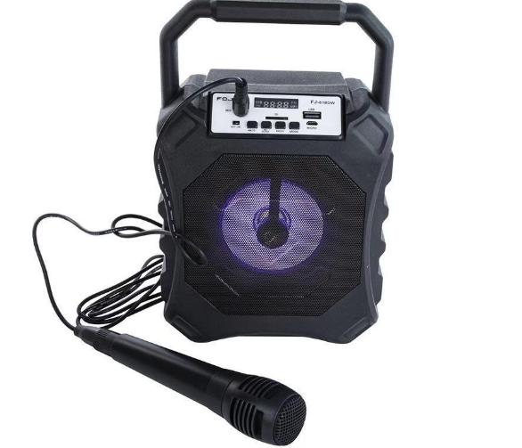 Loa Bluetooth FJ688 Âm thanh cực chuẩn tặng kèm Micro hát Karaoke 02