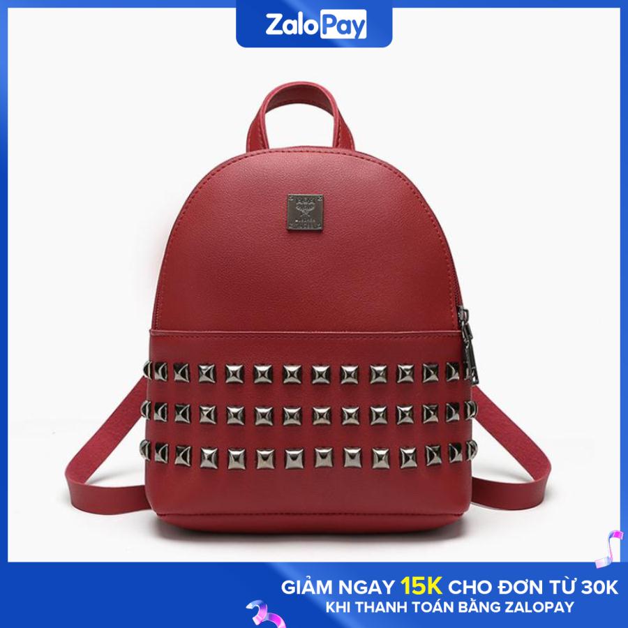 Balo nữ thời trang Balo nữ Hàn Quốc dạng Balo mini Tán Đinh Siêu Xinh cho bạn dạo phố đi chơi hot 2019 KDR-BL224 Kodoros