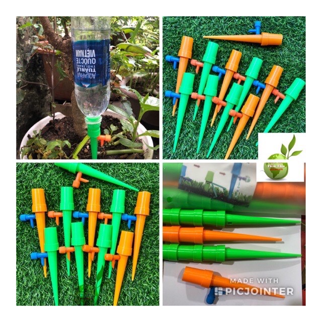 5 đầu tưới nhỏ giọt tự động gắn chai nước (nhập khẩu), sản phẩm chất lượng tốt, đảm bảo an toàn sức khỏe người sử dụng, cam kết hàng đúng với mô tả