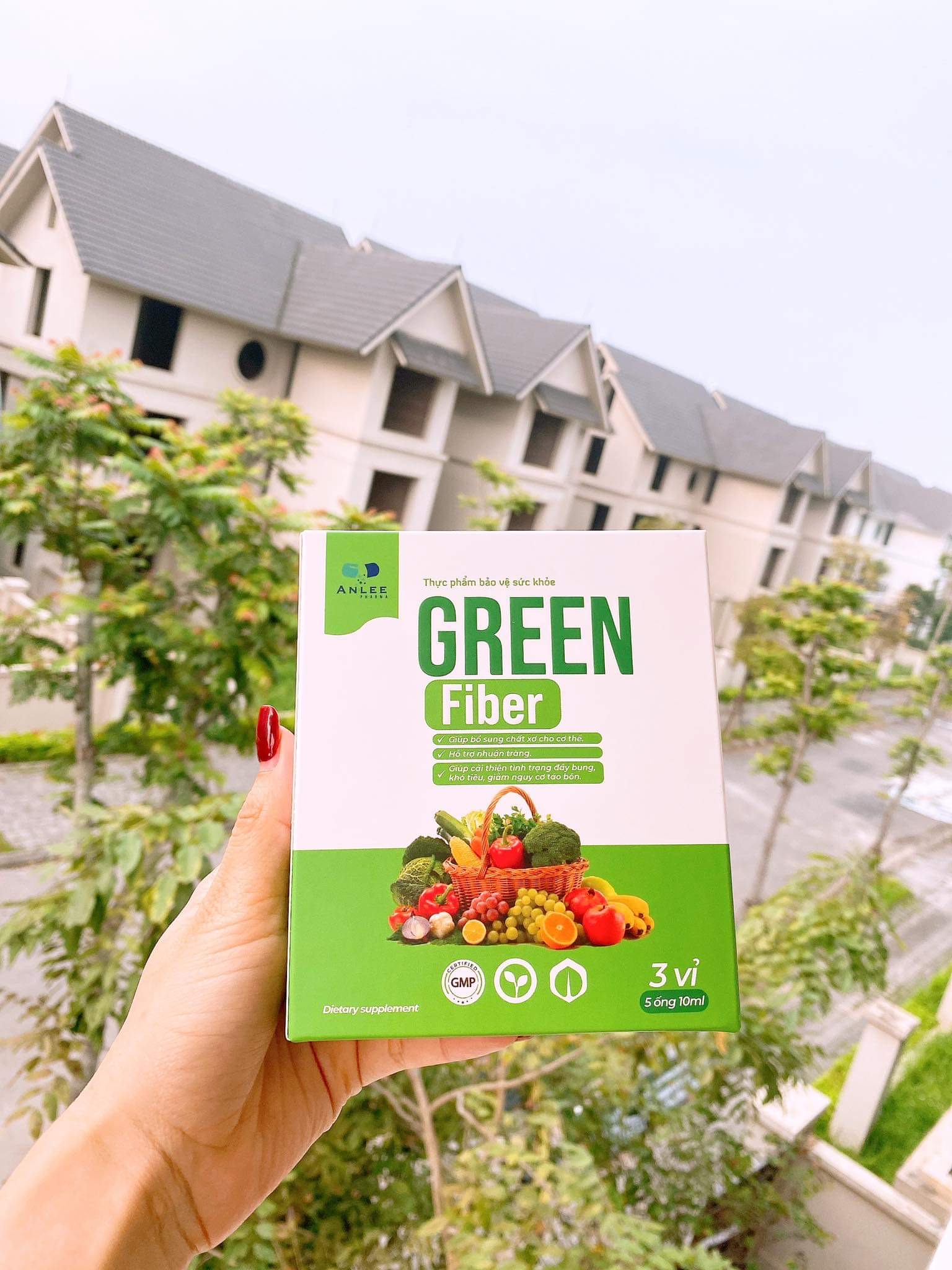 Chất xơ tự nhiên Green Fiber - bổ sung chất xơ, hỗ trợ nhuận tràng, cải thiện tình trạng đầy bụng, khó tiêu, giảm nguy cơ táo bón ở trẻ em và người lớn