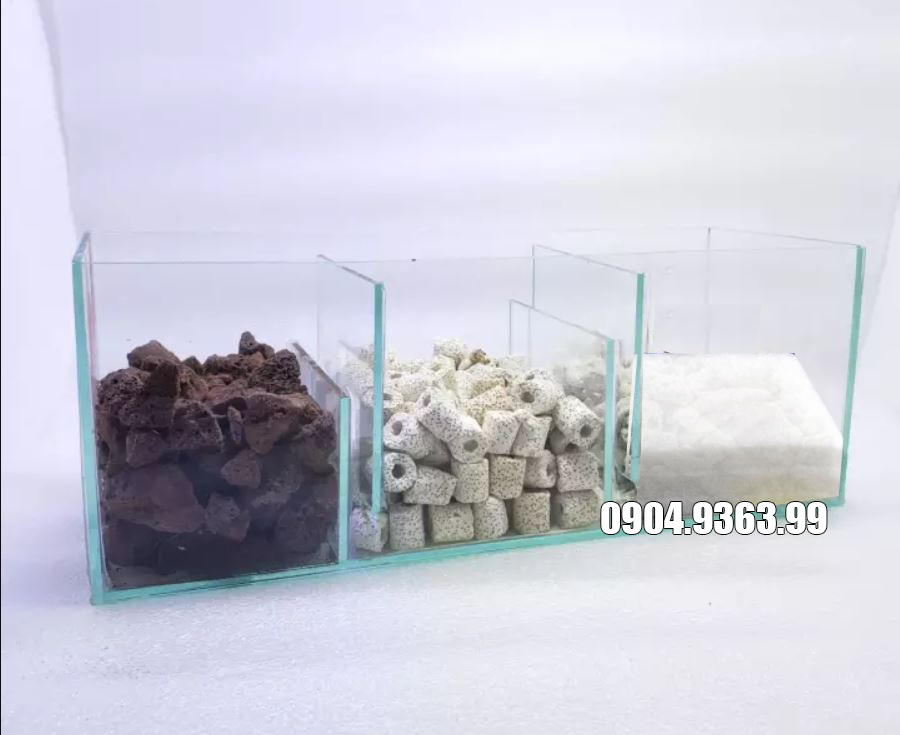 Combo lọc tràn trên 40cm và vật liệu lọc