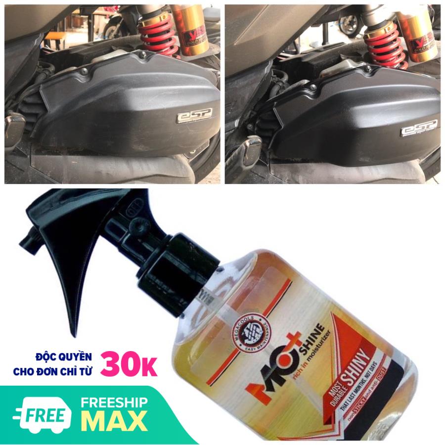 CHAI XỊT DƯỠNG NHỰA NHÁM MEGACOOLS MO SHINE 150ML
