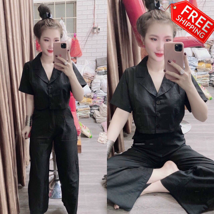 SET BỘ ÁO KIỂU SƠ MI QUẦN ỐNG SUÔNG DÀI THỜI TRANG CÔNG SỞ, DẠO PHỐ CHO CÁC NÀNG
