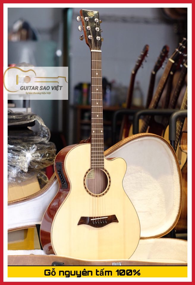 Đàn Guitar fullsolid Có EQ Star-02CE