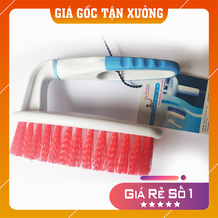 Bàn chải chà sàn có tay cầm Tashuan TS-798 lông bàn chải bền dày tay cầm thoải mái bằng cao su giúp cầm chắc tay hơn - Sử dụng để chà sàn nhà chà sàn nhà vệ sinh nhà tắm. Hàng Việt Nam chất lượng cao - Nhà Của Bạn Store