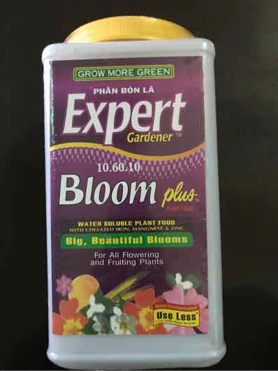 PHÂN BÓN LÁ BLOOM 10 60 10 hũ lớn 1 6kg - BLOOM 106010 6KG