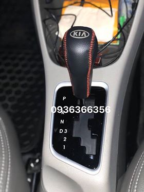 BỌC CẦN SỐ + TAY PHANH KIA MORNING SỐ TỰ ĐỘNG FORM MỚI 2012-2020 DA BÒ THẬT, NHIỀU MÀU SẮC