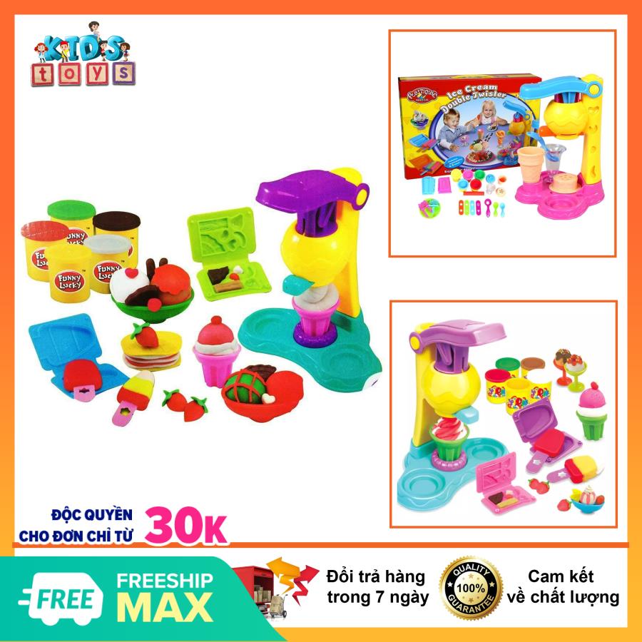 Đồ chơi đất nặn cho bé thỏa sức sáng tạo kèm 5 hộp đất nặn