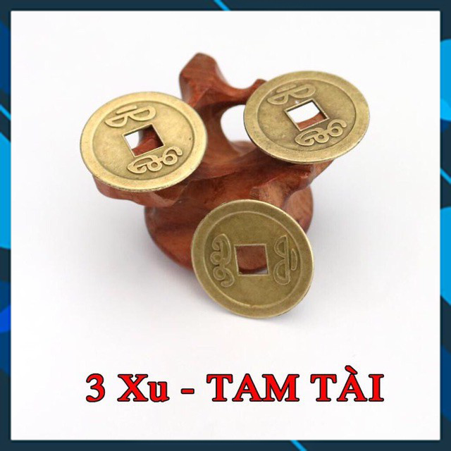 3 đồng xu phong thủy chiêu tài lộc