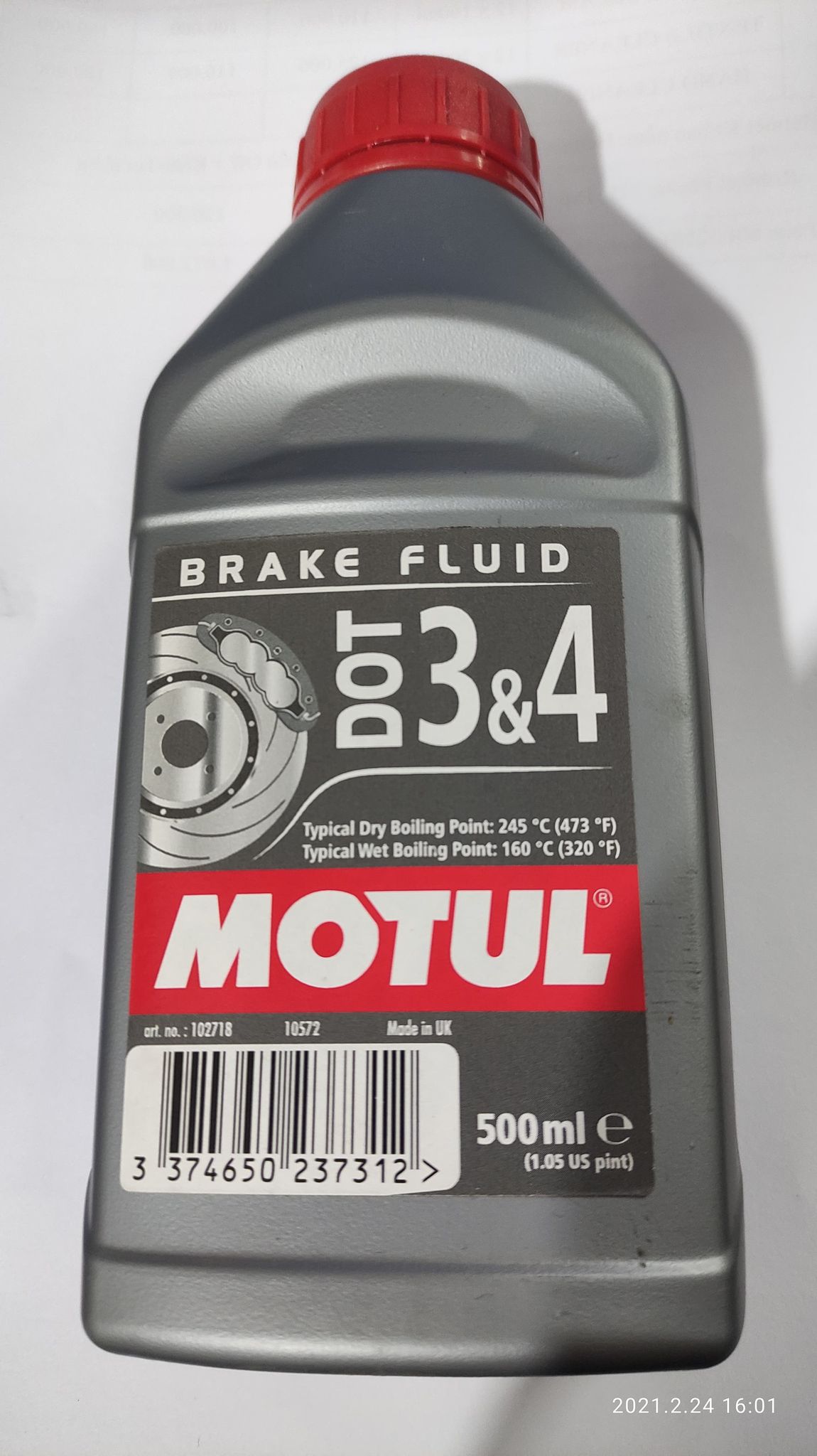 DẦU PHANH MOTUL DOT 3&4 BRAKE FLUID