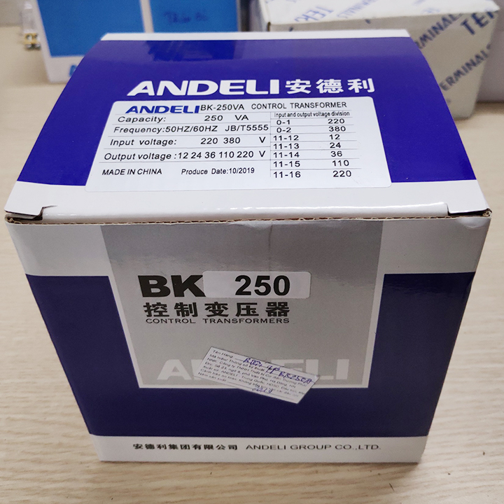 Biến áp điều khiển 250va