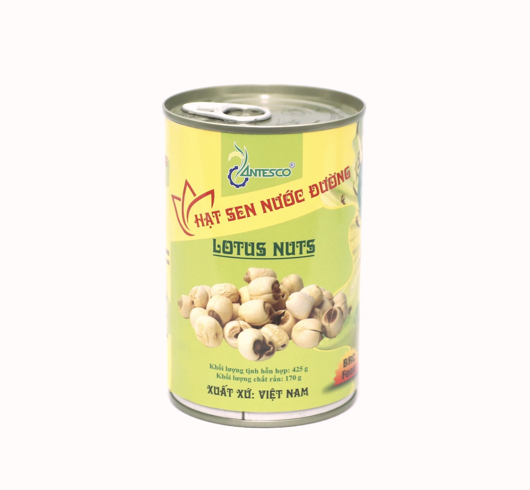 [HCM]HẠT SEN NƯỚC ĐƯỜNG- LOTUS NUTS (425gr) - Antesco -  Là thức uống có tác dụng giải độc gan thanh lọc cơ thể giảm bớt nóng trong ngừa nhiệt miệng giúp an thần dễ ngủ ngủ sâu tinh thần sản khoái cơ thể đầy năng lượng