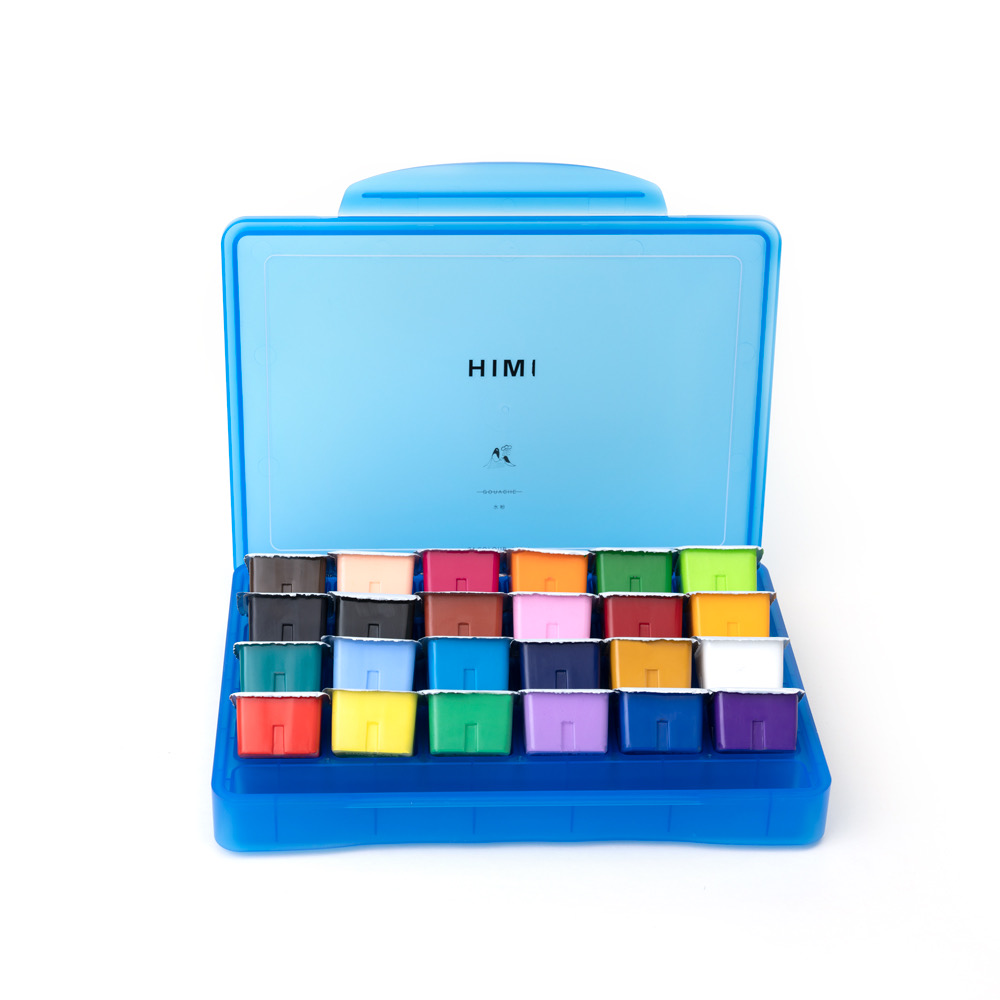 Màu thạch himi miya  màu gouache bộ 24 màu dung tích 30ml hkuk  giao màu vỏ ngẫu nhiên, đa dạng sản phẩm, cam kết hàng như hình, chất lượng đảm bảo, an toàn người sử dụng