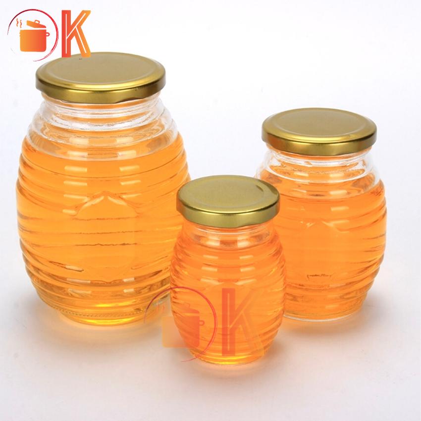 [HCM]Hủ mật ong bằng thuỷ tinh - Hủ gia vị nắp thiết - Hủ thực phẩm dung tích 500ML TP-H010