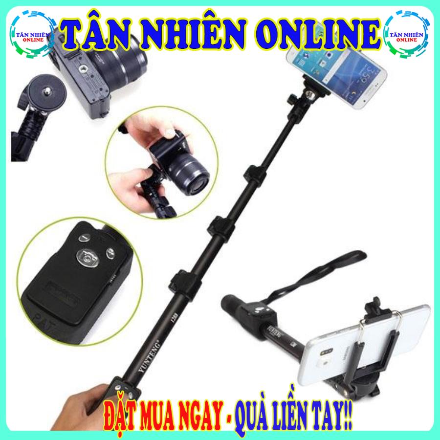 Gậy chụp ảnh yuteng 1288 có remote điều khiển dài từ 425mm - 1250mm