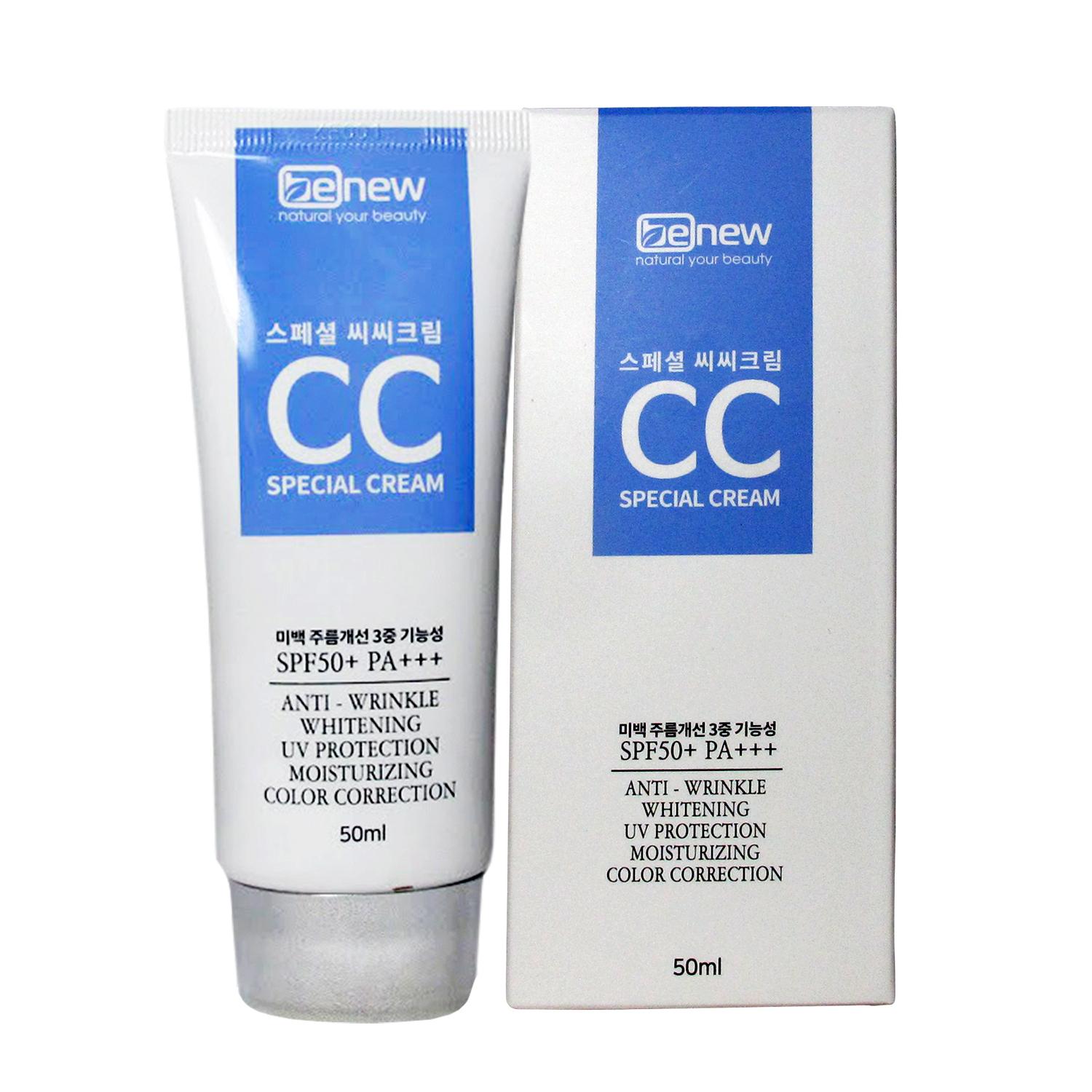 Kem trang điểm benew special c.c cream 50ml hàn quốc chính hãng