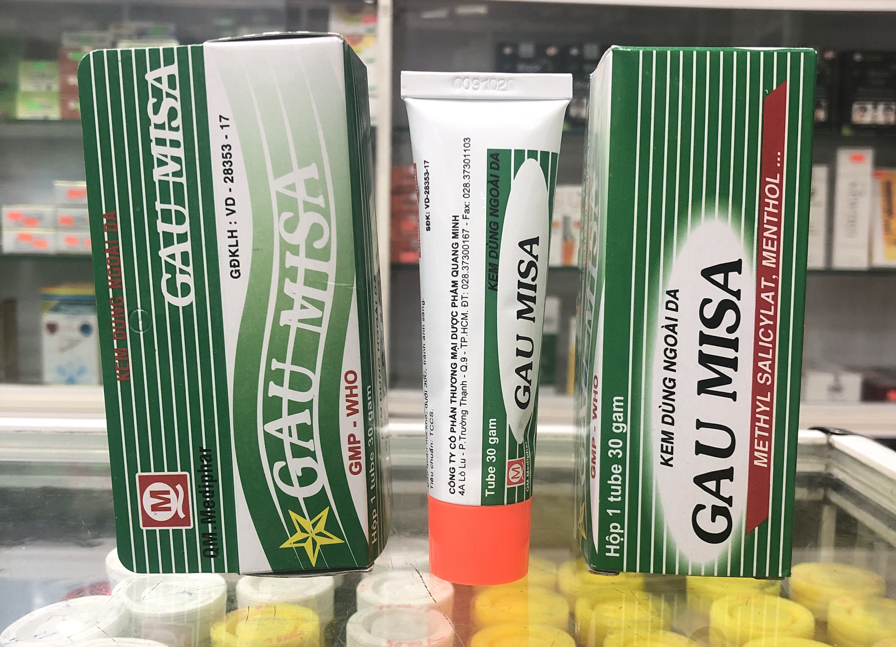 [HCM]Kem xoa bóp dùng ngoài da GẤU MISA - 30 gram