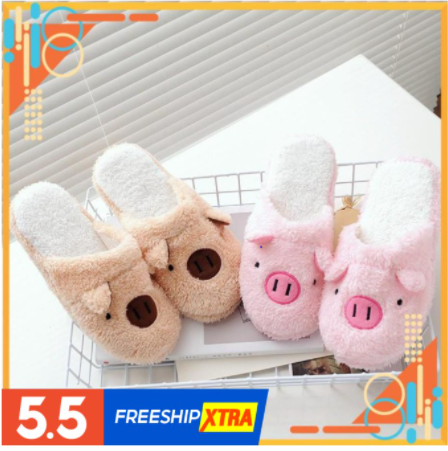 Dép đi trong nhà hình heo cute