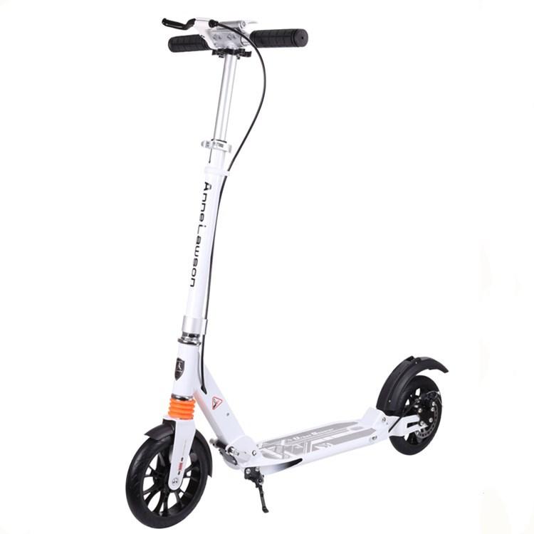 Adult Scooter A5-DW Upgraded Kick Scooter Height Adjustable Foldable Dual Suspension Rear Fender Brake Lightweight Aluminium Alloy Commuter 100 Kg Max Load Big Wheels Scooter for Adults Teens Kids - Special Version