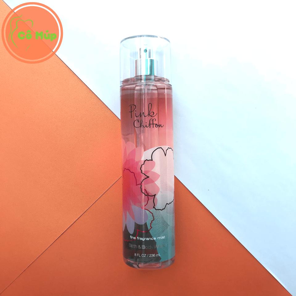 Xịt thơm Bath and Body Works Pink Chiffon 236ml
