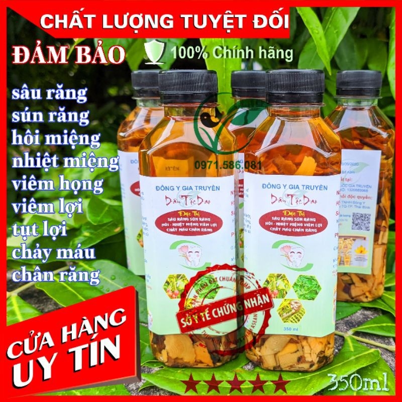 HẾT Ê BUỐT  RĂNG - Nước Súc Miệng Thảo Dược - Hết hôi miệng ,nhiệt miêng ,chảy máu chân răng ,diệt khẩn,sâu răng (1 chai)