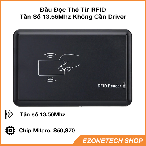 [HCM]Đầu Đọc Thẻ Từ RFID Tần Số 13.56Mhz Không Cần Driver