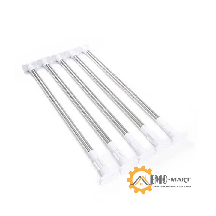 [FreeshipMAX] Thanh Treo Đa Năng Không Cần Khoan, Không Cần Bắt Vít (Kích Thước 140-260cm) - Dễ Dàng Lắp Đặt