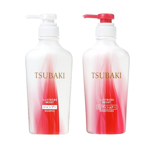 Set dầu gội và xã Tsubaki màu đỏ