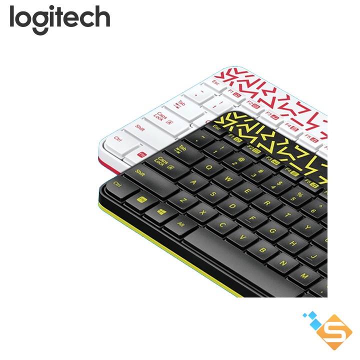 Bộ Chuột & Bàn Phím Không Dây Nhỏ Gọn Logitech MK240 Nano - Bảo Hành Chính Hãng 3 Năm