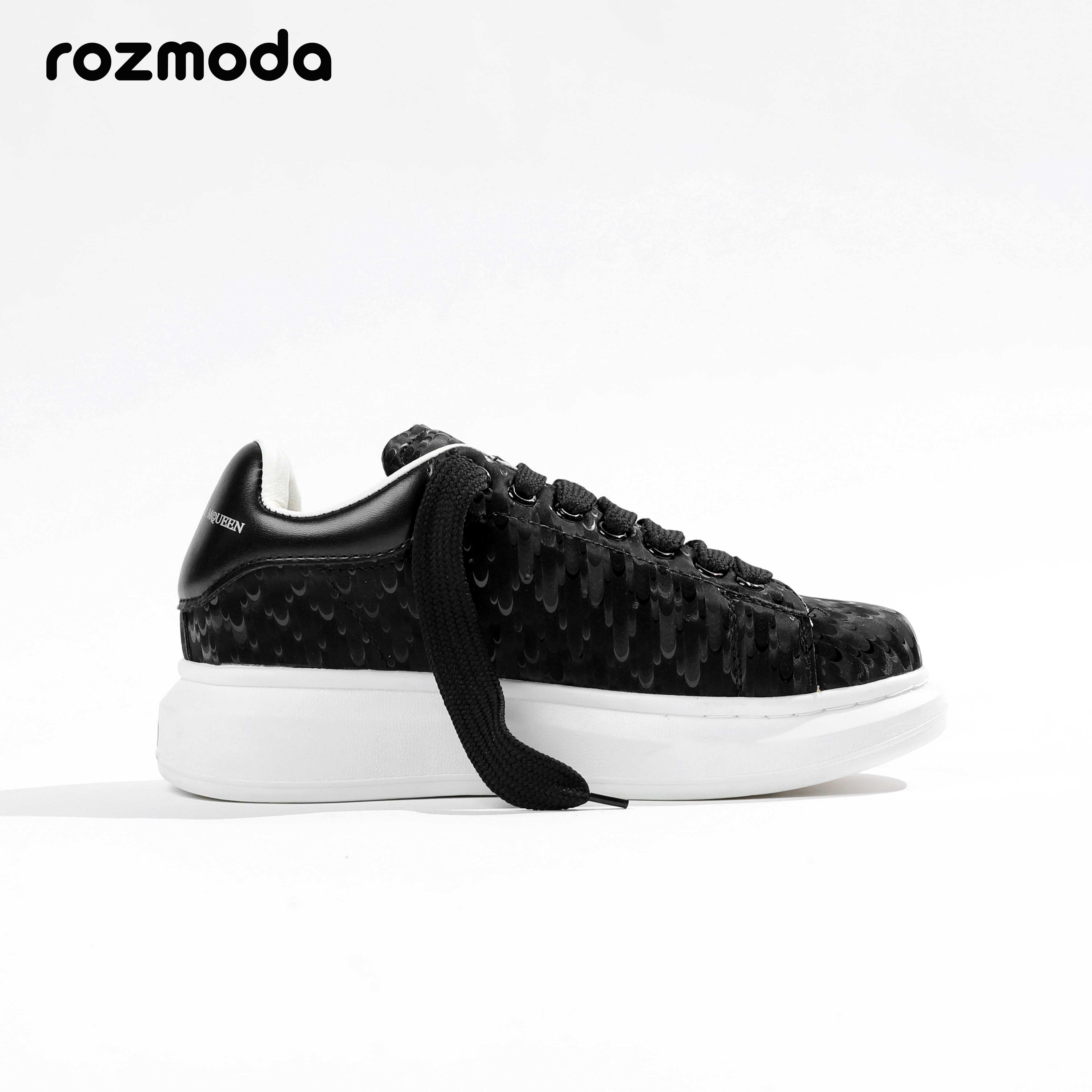 [COMBO 2 ĐÔI TẶNG ÁO THUN OVERTEE] Giày thể thao nam nữ đế độn MC Q sneaker giày trắng ROZMODA