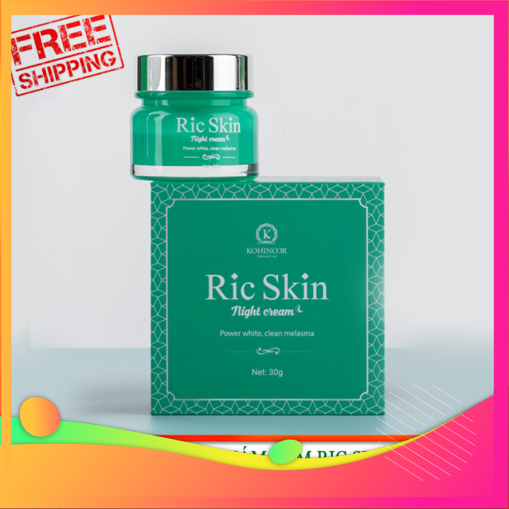 [HCM]Ric Skin Night Cream - Kem nám đêm Ric Skin - Ric Skin Kohinoor - Chính Hãng- TS001