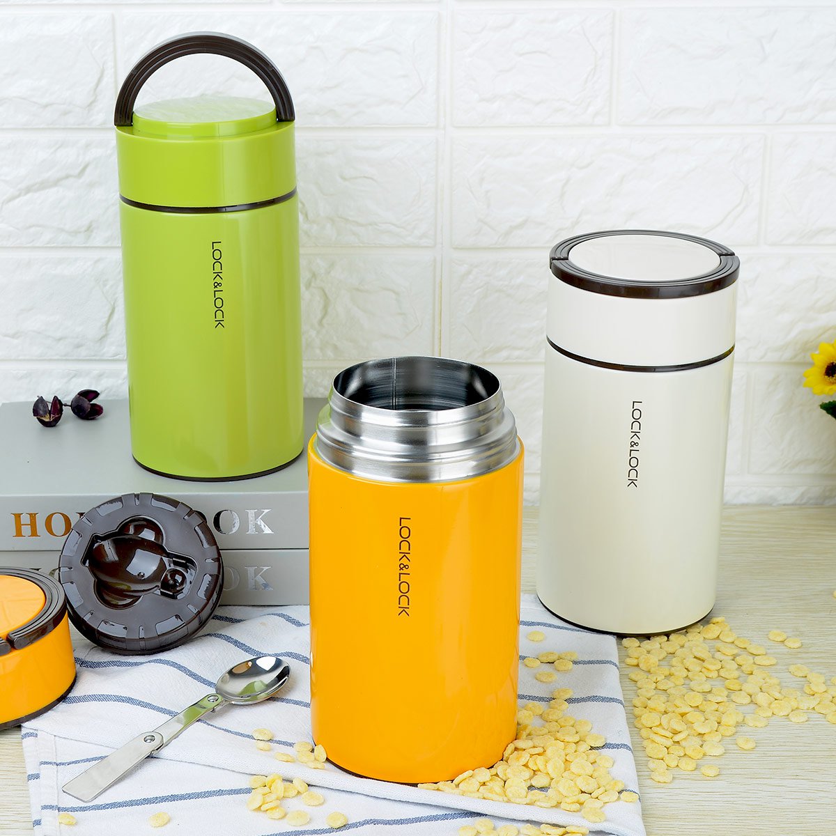 Bình giữ nhiệt đựng thức ăn Lock&Lock Portable Food Jar LHC8023 1000ml