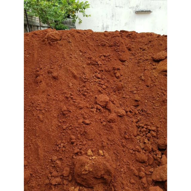 Đất đỏ bazan nguyên chất - 02kg - trộn đất trồng hồng, cây ăn trái lâu năm.