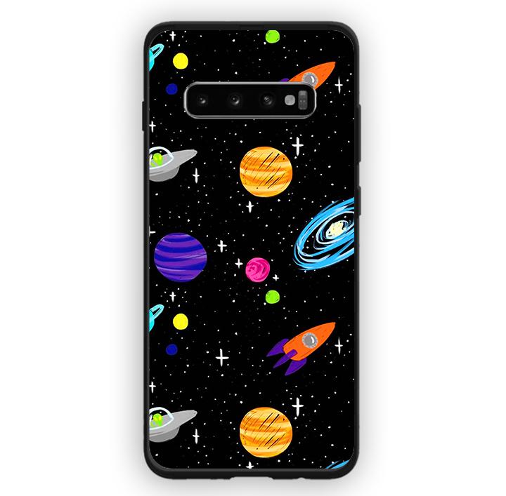 Ốp lưng samsung galaxy s10 plus - viền tpu dẻo - 02054 0063 space04