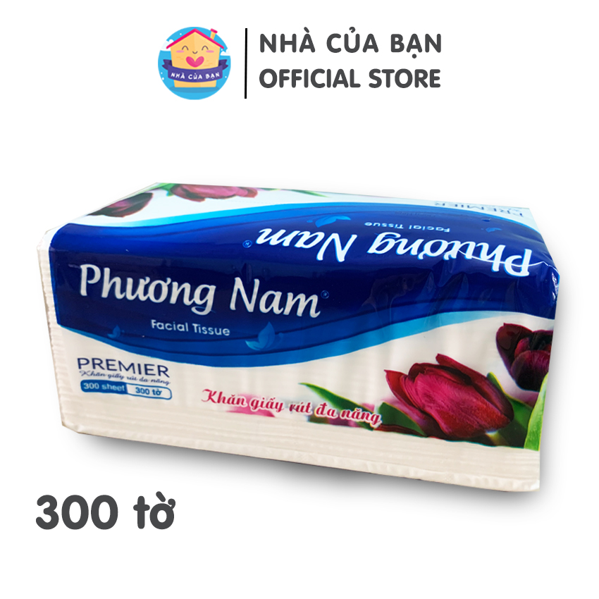 Khăn giấy rút đa năng 300 tờ Phương Nam Premier DÀY DAI [ẢNH THẬT]