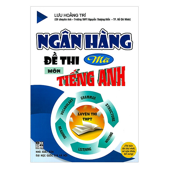 Sách ngân hàng đề thi mới môn tiếng anh