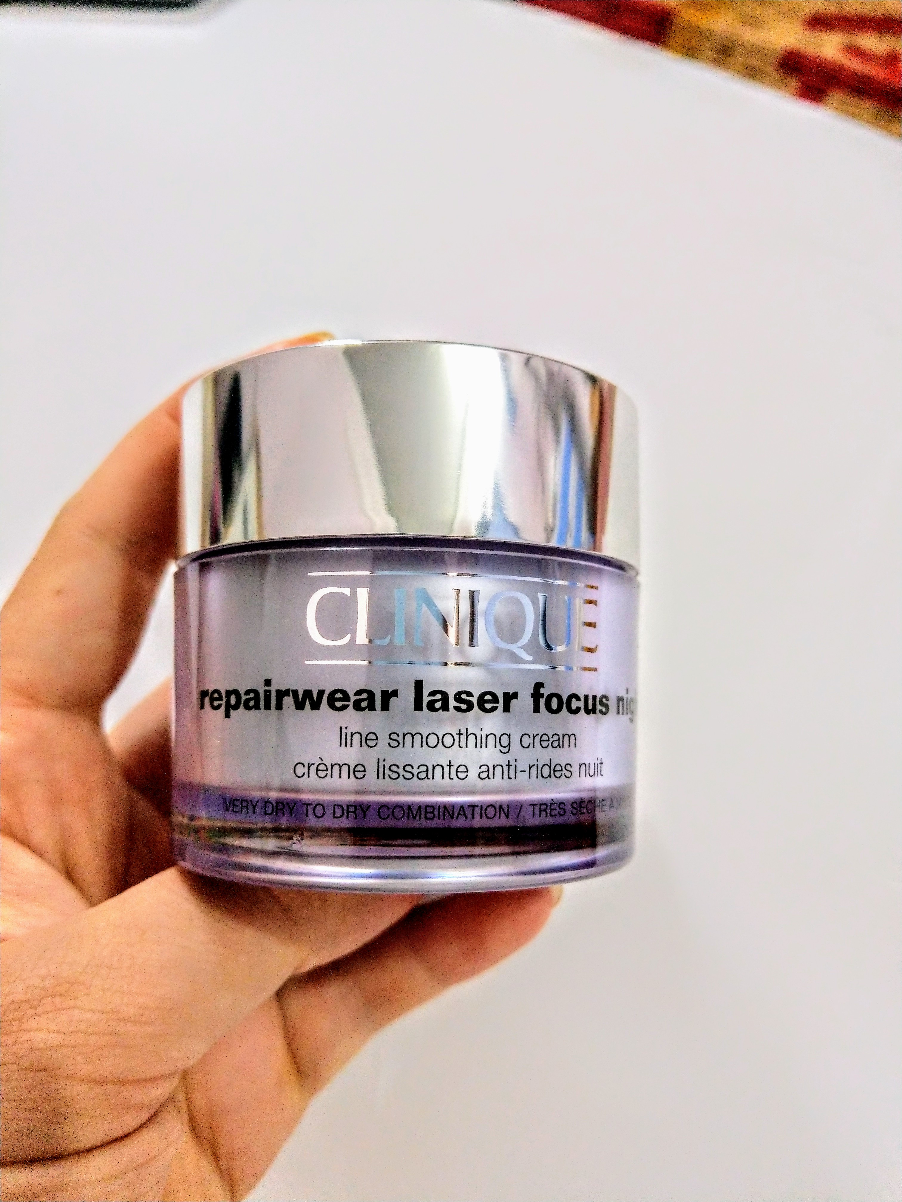 Kem chống lão hoá ban đêm cho da khô Clinique repairwear laser focus night 50ml