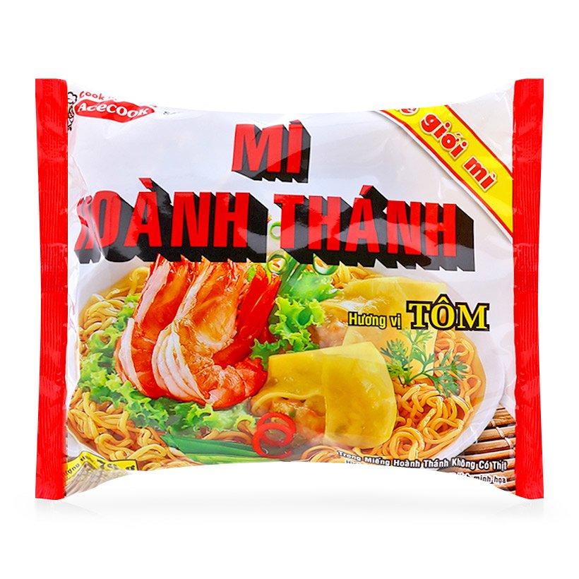 Mì hoành thánh tôm acecook gói 76g